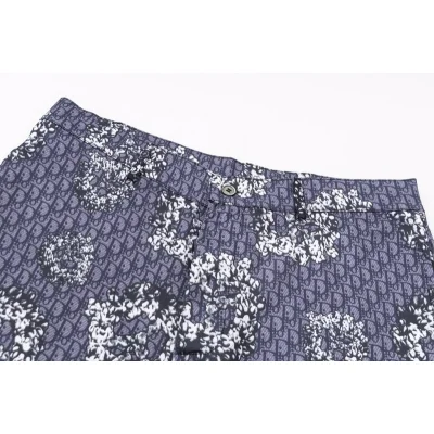 Шорты Christian Dior With Abstract Print "Lilac/Gray" фото № 3