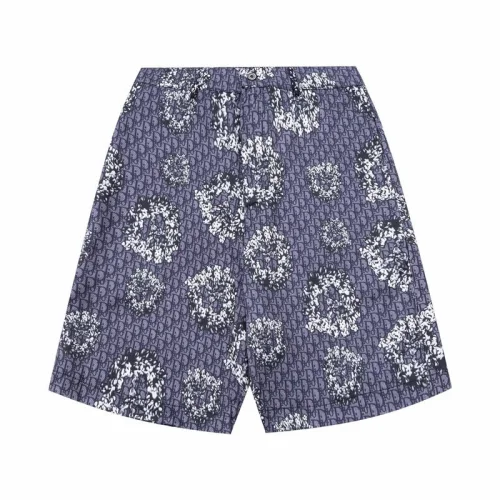 Шорты Christian Dior With Abstract Print "Lilac/Gray"