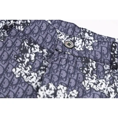 Шорты Christian Dior With Abstract Print "Lilac/Gray" фото № 5