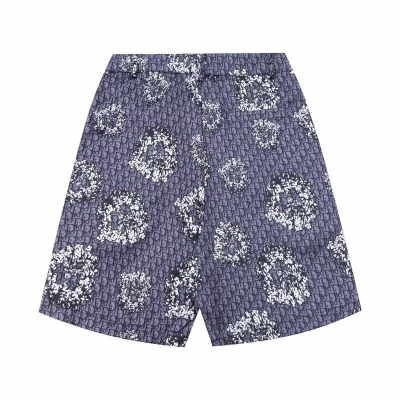 Шорты Christian Dior With Abstract Print "Lilac/Gray" фото № 6