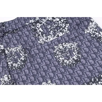 Шорты Christian Dior With Abstract Print "Lilac/Gray" фото № 7
