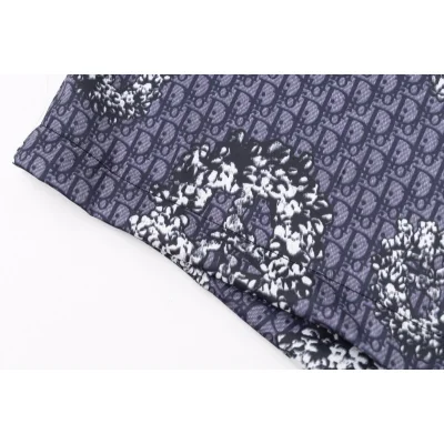 Шорты Christian Dior With Abstract Print "Lilac/Gray" фото № 8