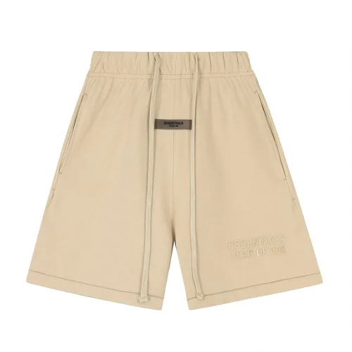 Шорты Fear Of God With A Pasted Text Logo "Beige"