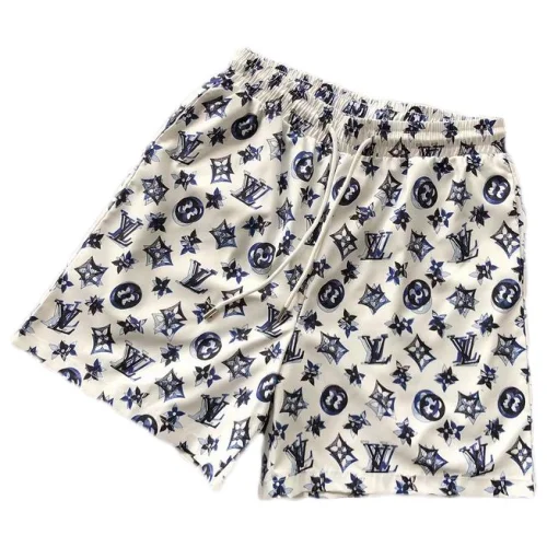 Шорты Louis Vuitton Logo Symbols With Shadow "White"