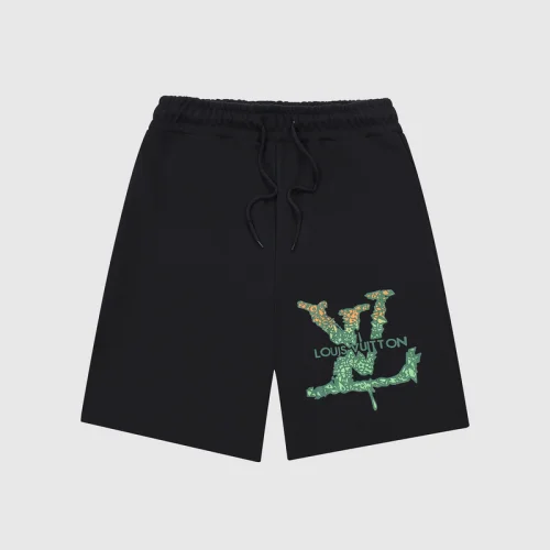 Шорты Louis Vuitton Big Green Logo "Black"