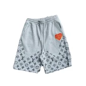 Шорты Louis Vuitton Heart Emblem "Gray"