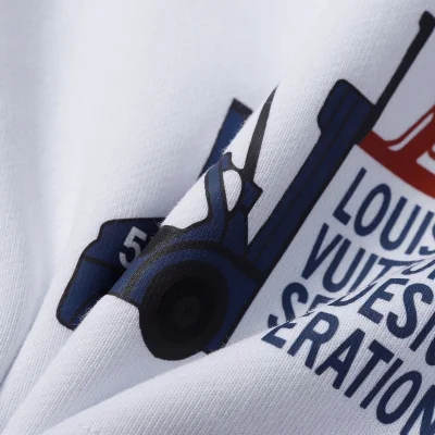 Шорты Louis Vuitton Car Number Five "White" фото № 7