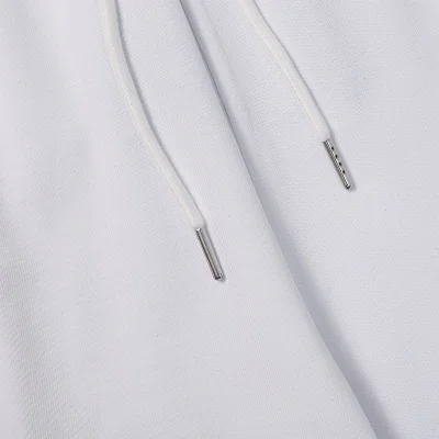 Шорты Prada With Pink Logo Plate "White" фото № 4