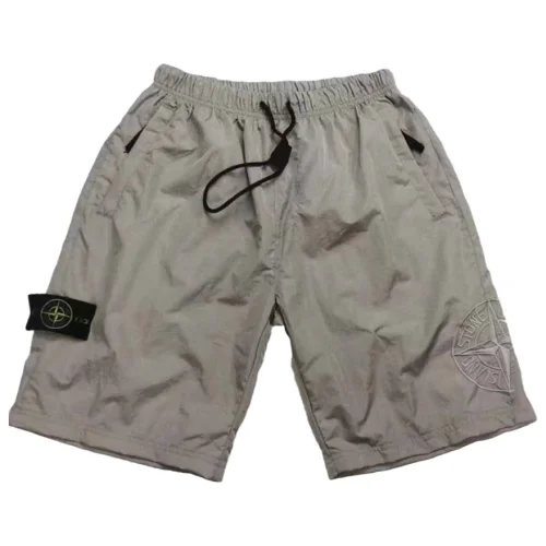 Шорты Stone Island With Pockets And Large Logo "Gray"