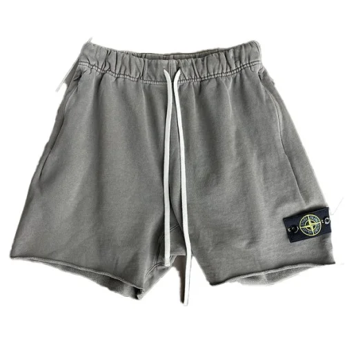 Шорты Stone Island Black Patch - Classic "Gray/Black/White"