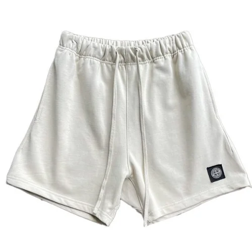 Шорты Stone Island Black Square Logo Sport "White"