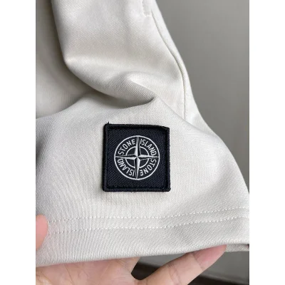 Шорты Stone Island Black Square Logo Sport "White" фото № 2
