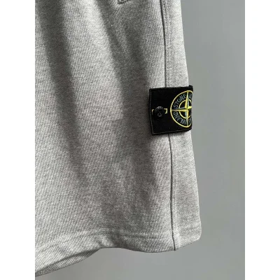 Шорты Stone Island Embroidered Chevron "Gray" фото № 7