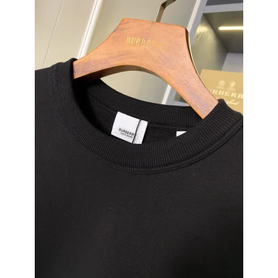 Свитшот Burberry Frontside Orange Logo BT Black Interior Lines "Black" фото № 4