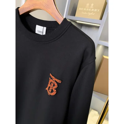 Свитшот Burberry Frontside Orange Logo BT Black Interior Lines "Black" фото № 3