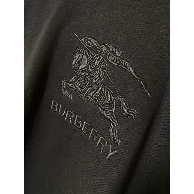 Худи Burberry Frontside Logo Warior On The Horse "Black" фото № 6