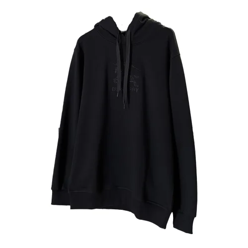 Худи Burberry Frontside Logo Warior On The Horse "Black"