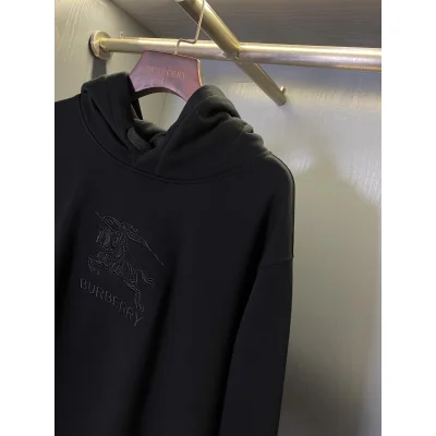 Худи Burberry Frontside Logo Warior On The Horse "Black" фото № 4