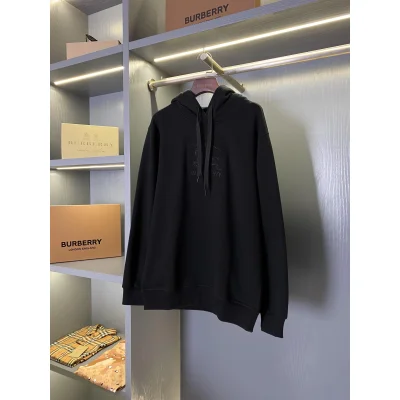 Худи Burberry Frontside Logo Warior On The Horse "Black" фото № 2