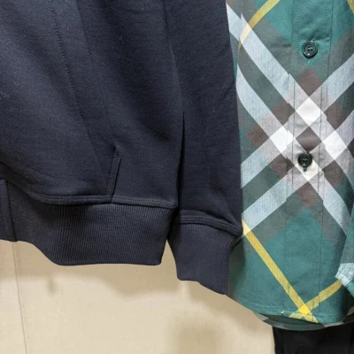 Худи Burberry Frontside Print Green Laurel Blue Logo "Black" фото № 3 Худи Burberry Frontside Print Green Laurel Blue Logo "Black" фото № 3