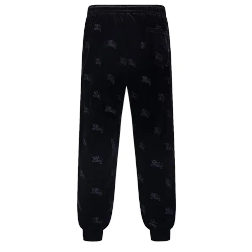 Штаны Burberry Many Prints White Warrior On The Horse "Black"