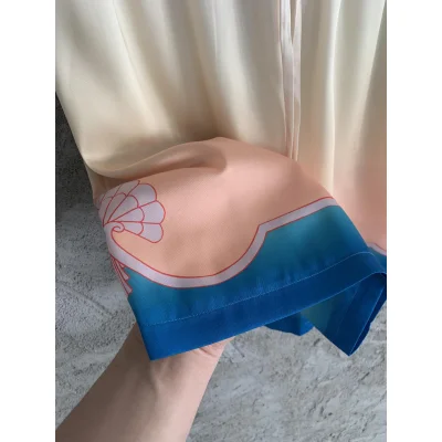 Шорты Casablanca Pink Shells Red Outline "Beige" фото № 7