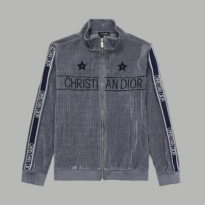 Спортивный Костюм Christian Dior With Stars And Text Logo "Gray" фото № 5