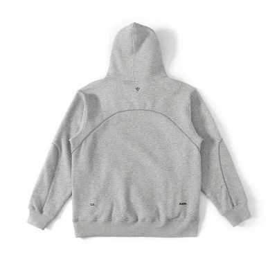 Свитшот Nike With Logo And Embroidered Lines "Gray" фото № 2