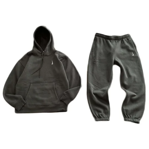 Спортивный костюм Nike Small Embroidered Logo "Black"