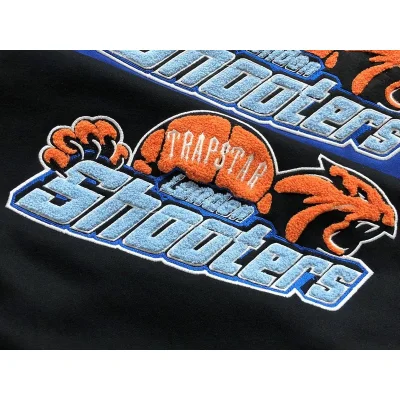 Худи Trapstar Logo And Colorful Embroidered Panther Outlined By Line "Black" фото № 4