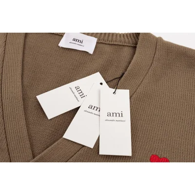 Кардиган Amiri On Buttons With Logo "Brown" фото № 4