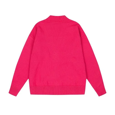 Кардиган Amiri With A Large Logo And Buttons "Pink/Black" фото № 2