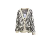 Кардиган Christian Dior Many Brown Logos "Beige"