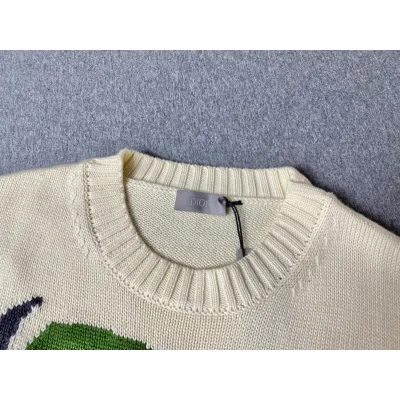 Свитер Dior With Text On The Sleeve "Beige" фото № 2