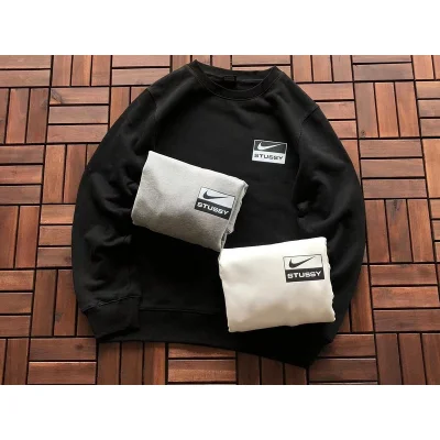 Свитшот Stussy Boot And Inscription Air Zoom Spiridon "Black" фото № 2