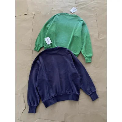 Свитшот Acne Studios Small Logo Square Face "Blue" фото № 5