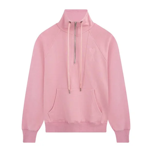 Свитшот Amiri Solid Color With Lock And Logo "Pink"