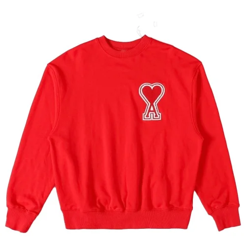 Свитшот Amiri Logo-Heart With Edging "Red"