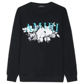 Свитшот Amiri Print Flora "Black"