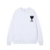 Свитшот Amiri Large Heart Logo And Letters "White/Black"