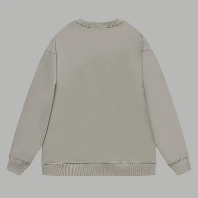 Свитшот Balenciaga With Black Text Logo "Beige/Gray" фото № 9