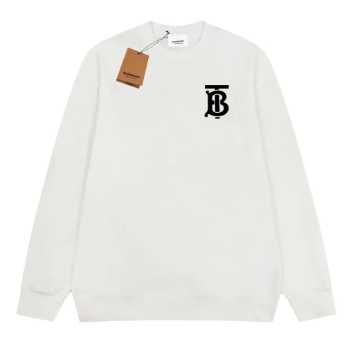 Свитшот Burberry Contrast Frontside Logo BT "White"