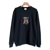 Свитшот Burberry Frontside Leopard Print BT Red Crosses "Black"