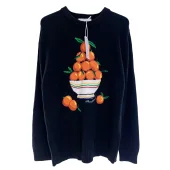 Свитшот Casablanca Frontside Print Fresh Orange "Blue"