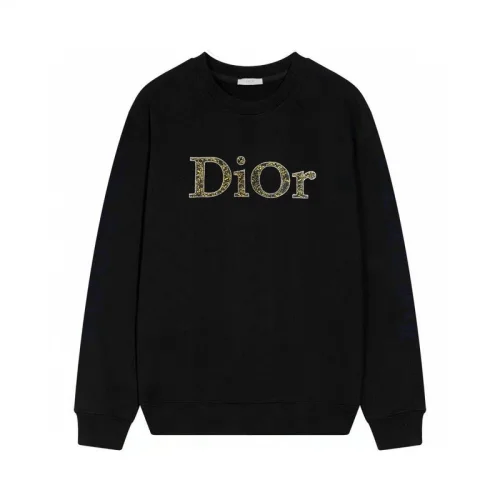 Свитшот Christian Dior With Shiny Logo "Black"