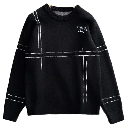 Свитшот Christian Dior Graffiti Logo "Black"