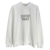 Свитшот Christian Dior Frontside Big Glossy Logo "White"