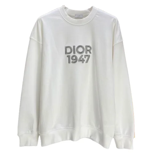 Свитшот Christian Dior Frontside Big Glossy Logo "White"