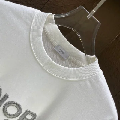 Свитшот Christian Dior Frontside Big Glossy Logo "White" фото № 2