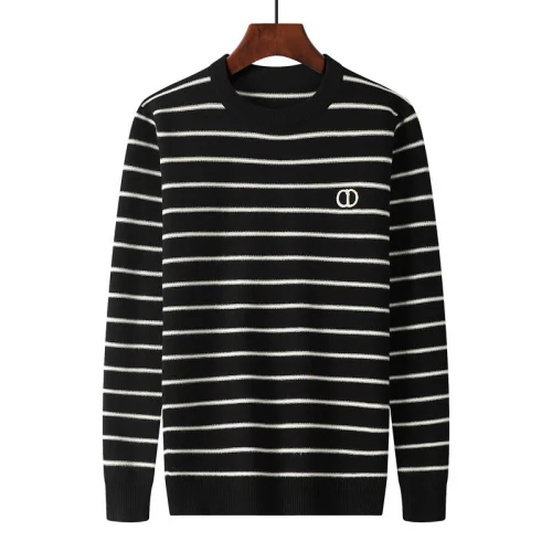 Свитшот Christian Dior White Lines Print CD "Black"